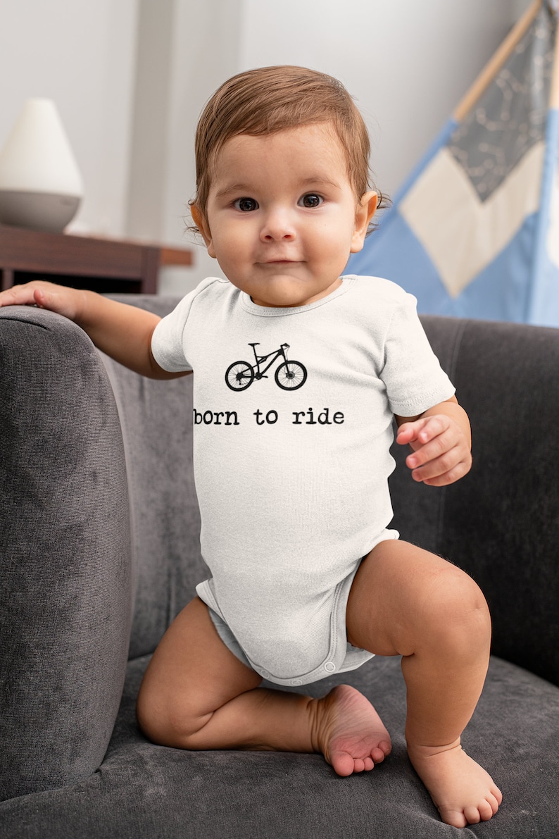 Born to Ride Baby Onesie® Bicycle Baby Onesie® Funny Baby Etsy