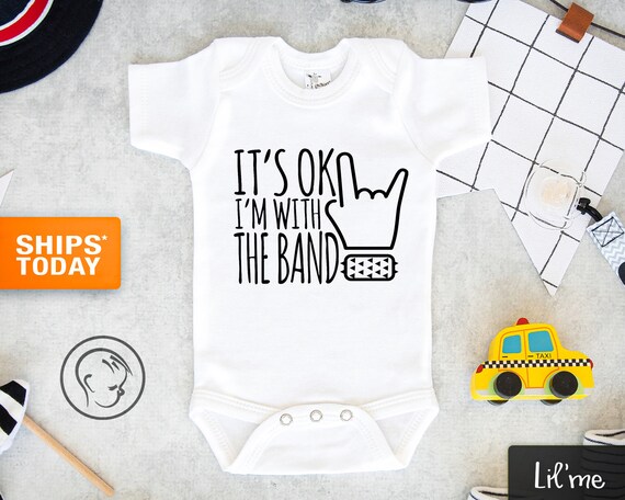 rock band baby onesies