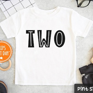 Second Birthday Boy shirt- Two Birthday Boy Kids Tee- Cute 2nd Birthday Shirt