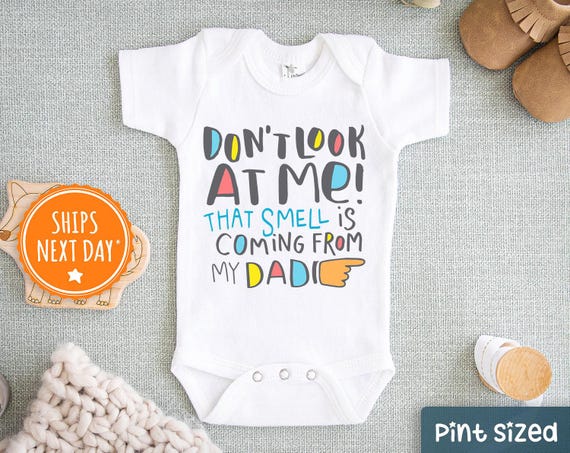 Gilet Bambino Dont Look At Me Smell Is Coming From Papà - Foto 4