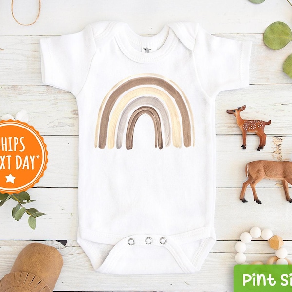 Rainbow Baby Onesie®- Rainbow Baby Boy Onesie®- Brown Rainbow Baby Onesie®- Neutral Rainbow Baby