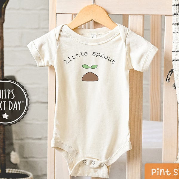 Little Sprout Onesie® - Hipster Baby Onesie® - Cute Baby Onesie® - Minimalist Baby Onesie®