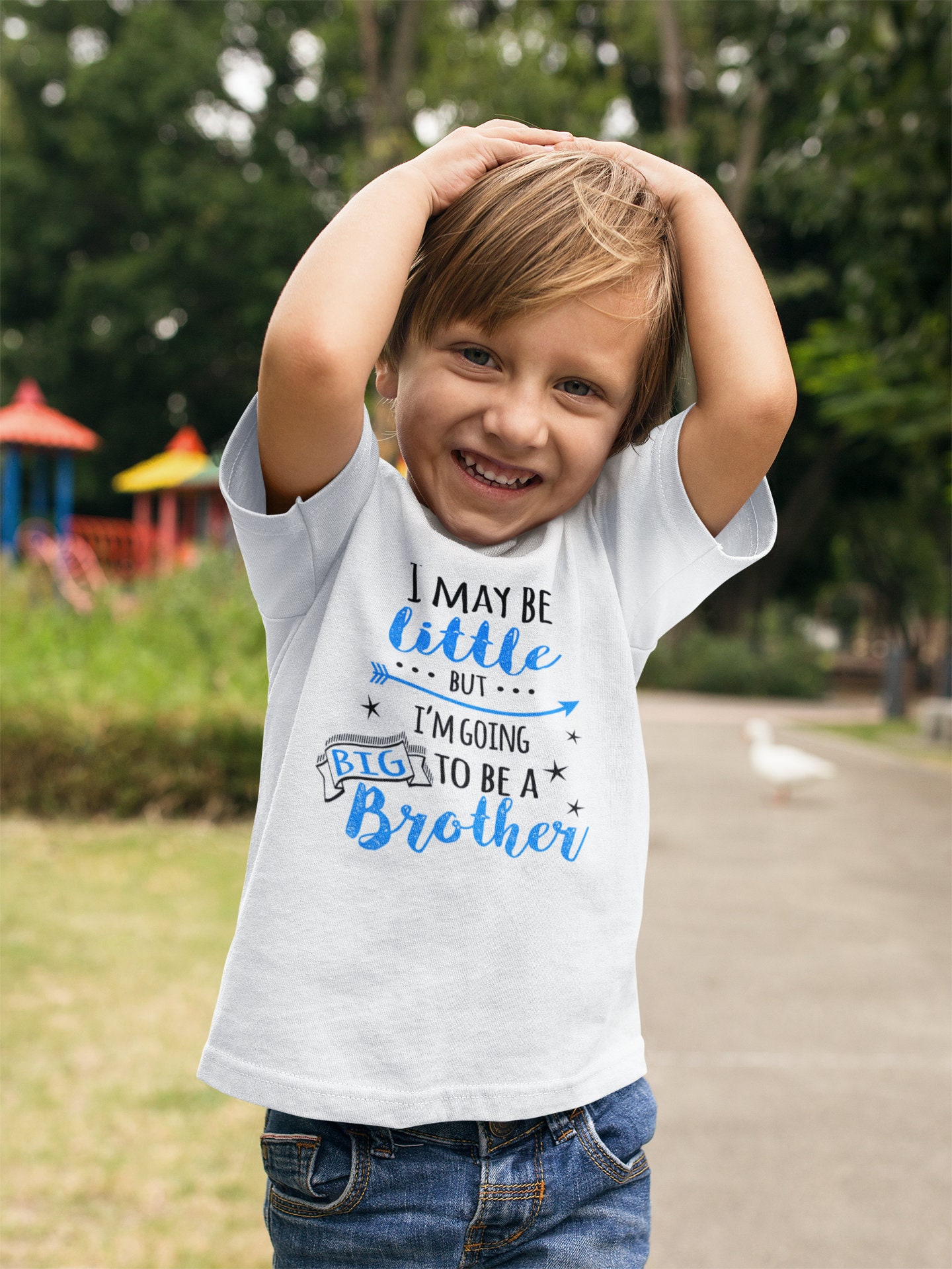 Threadrock Kids I'm Going To Have A Little Brother Toddler T-shirt Cute Bro 