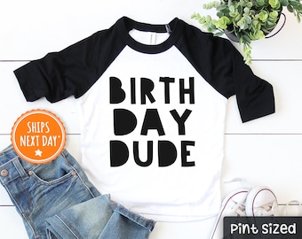 Birthday Dude Boy Shirt- Birthday Baseball Kids shirt- Birthday Boy Baseball Tee