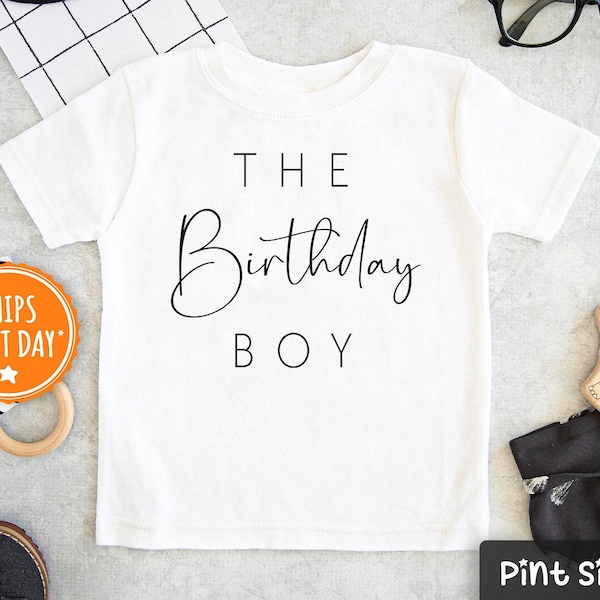 Birthday Boy Baseball Shirt- The Birthday Boy Kids Shirt- Birthday Boy Baseball Tee