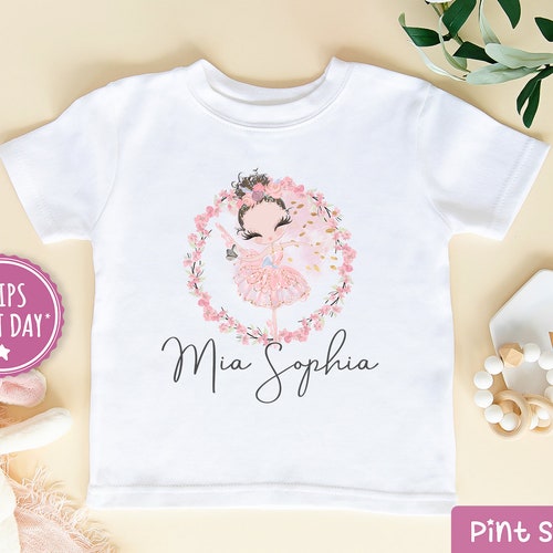 Girls Personalized Name Shirt Custom Name Toddler Girl Etsy