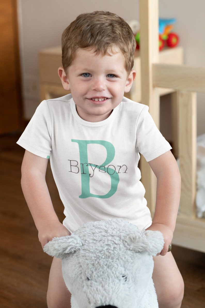 Personalized Baby Boy Name Onesie® Personalized Name Onesie® Etsy