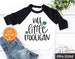 Wee Little Hooligan Kids Raglan - St. Patrick's Day Toddler Shirt - Funny Irish Toddler Shirt 