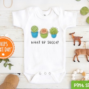 Funny baby Onesie® - SUCCULENT Baby Onesie® - Cute Baby Onesie®- CACTUS Baby Onesie®