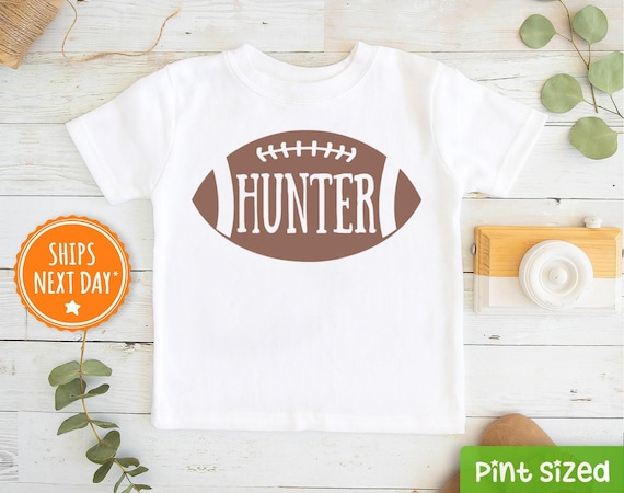 Personalized Football Raglan - Football Toddler Shirt- Cute Fall Shirt- Football Name Toddler Shirt