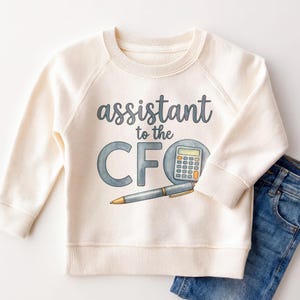 Assistant To The CFO Baby Onesie - Funny Accounting Gift Bodysuit Bild 6