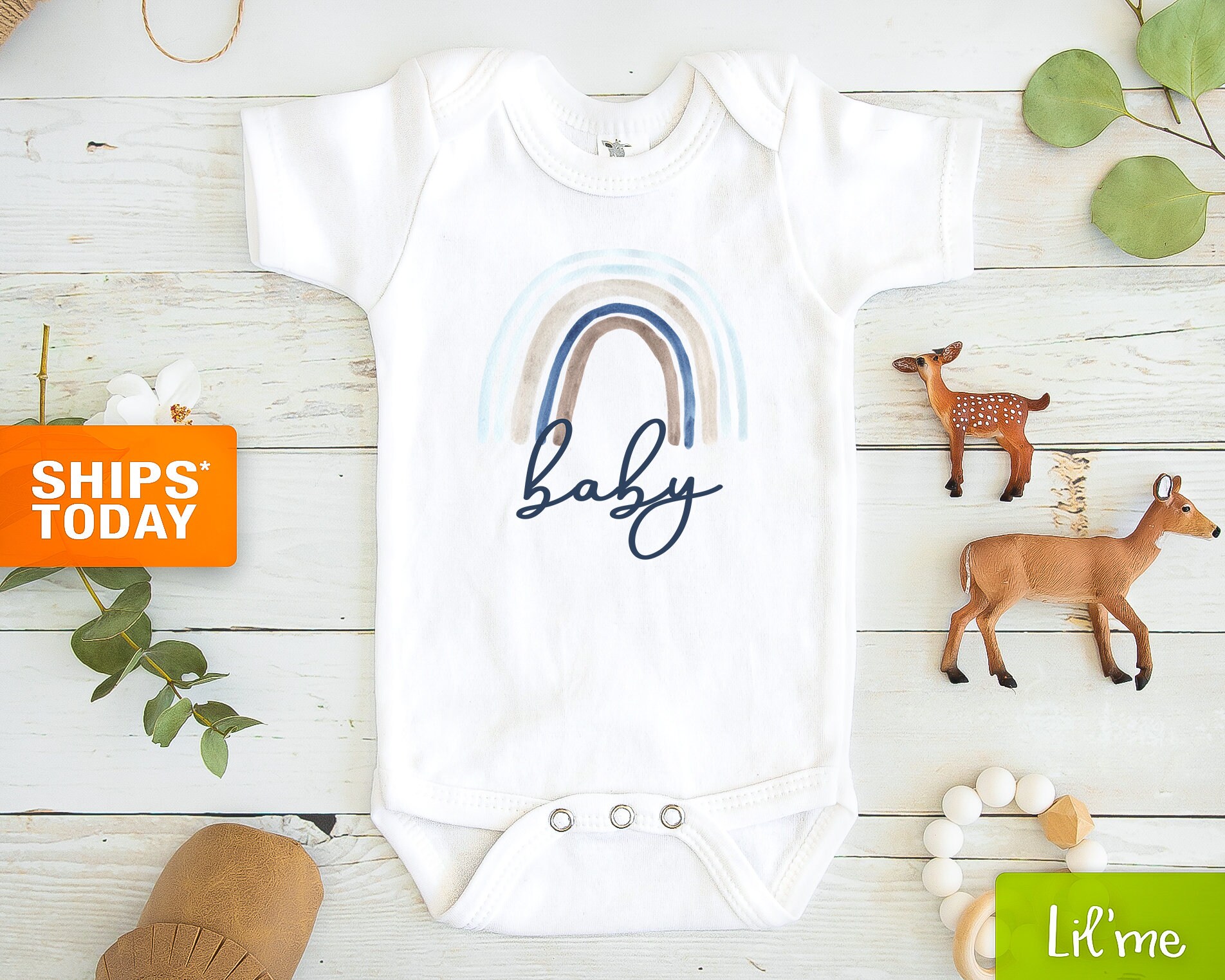 Rainbow Baby Onesie® Rainbow Baby Boy Onesie® Blue Rainbow Etsy Canada