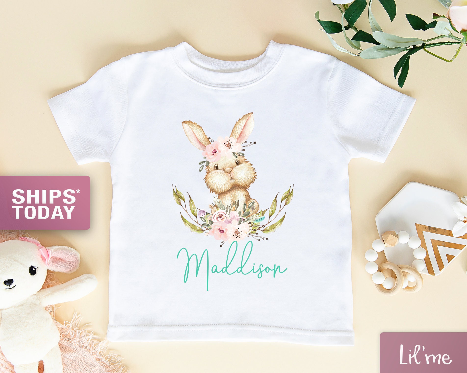 Easter Toddler Girl Shirt Personalized Girl Shirt Easter Etsy