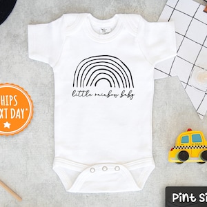 Rainbow Baby Onesie® - Little Rainbow Baby Boy Onesie®- Black Rainbow Baby Onesie®- Modern Rainbow Baby