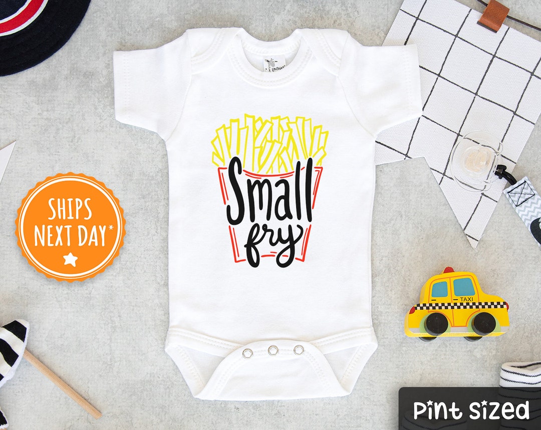 Cute small Fry Baby Onesie® Funny Baby Onesie® Hipster Baby Onesie® Cute Baby Onesie® Etsy