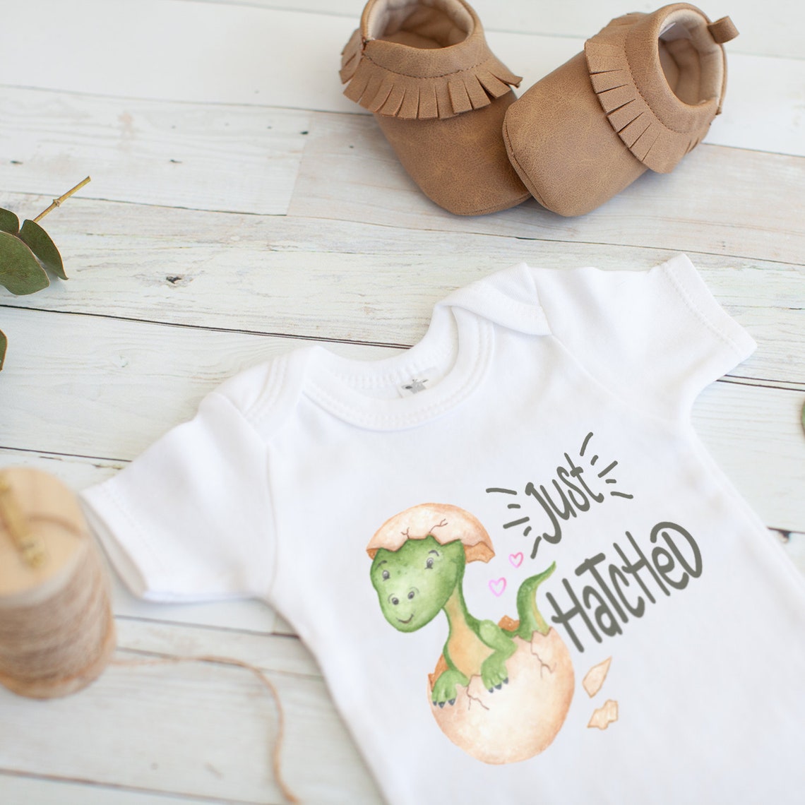 Just Hatched Dinosaur Onesie® Dinosaur Baby Onesie® Cute Etsy