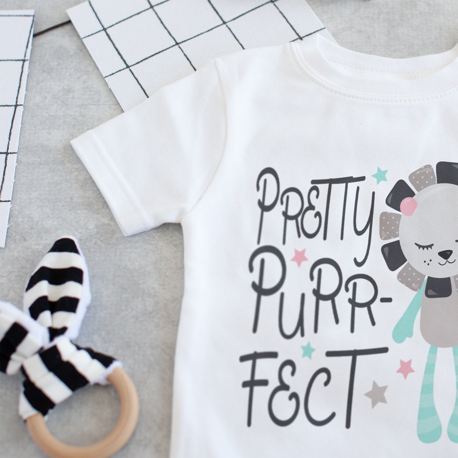 Pretty Purrfect Onesie® Cute Kitten/cat Baby Onesie Gift Etsy
