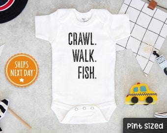 Bang Tidy Clothing Baby Romper Suit Boy Girl One Piece Crawl Walk Fish 