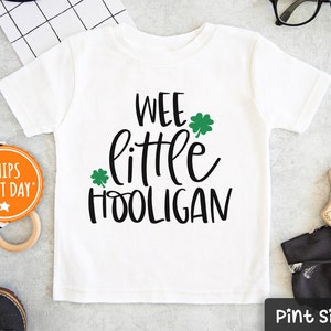 Wee Little Hooligan Baby Onesie® St. Patrick's Day Baby Onesie® Funny Irish Baby Onesie® image 4