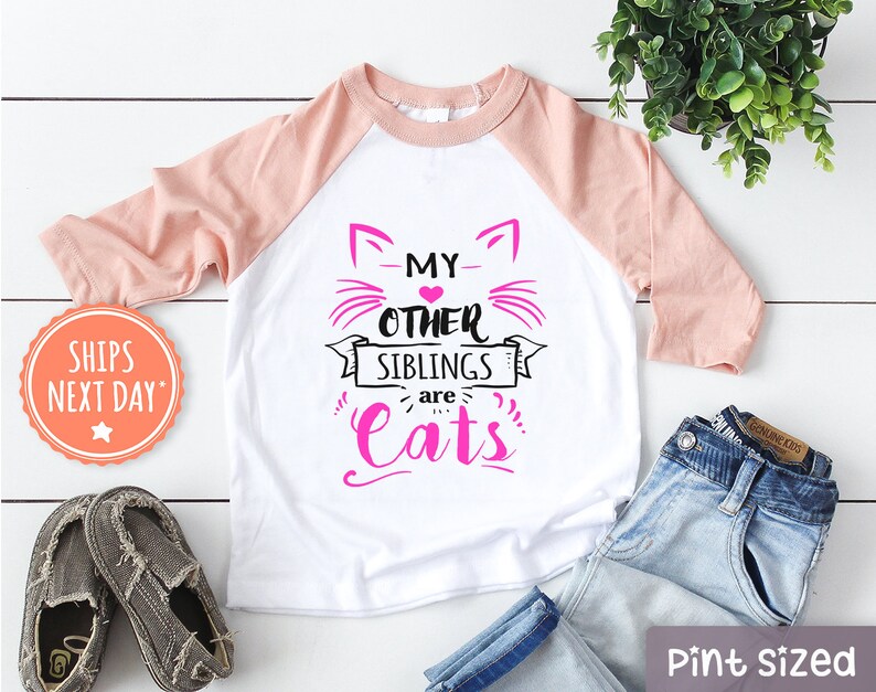 Baby Onesie® Cats My Other Siblings Are Cats Cute Baby Etsy