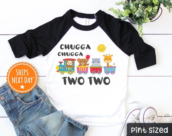 Second Birthday Boy shirt- Two Birthday Train Boy Kids Tee- Cute Animal 2nd Birthday Shirt