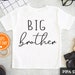 Big Brother Raglan -  Big Brother Shirt - Cute Big Brother Baseball Tee 