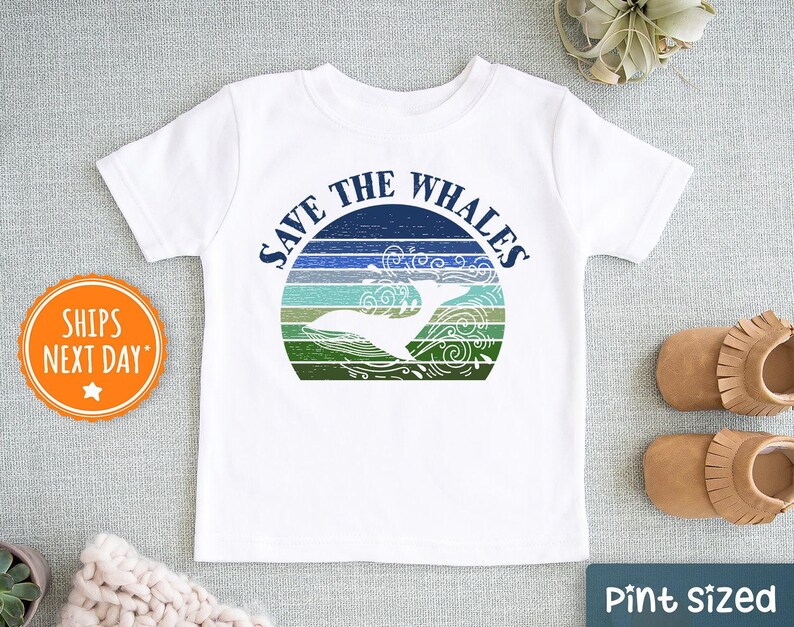Save the Whales Toddler Shirt - Toddler Girl Shirt - Toddler Boy Shirt ...