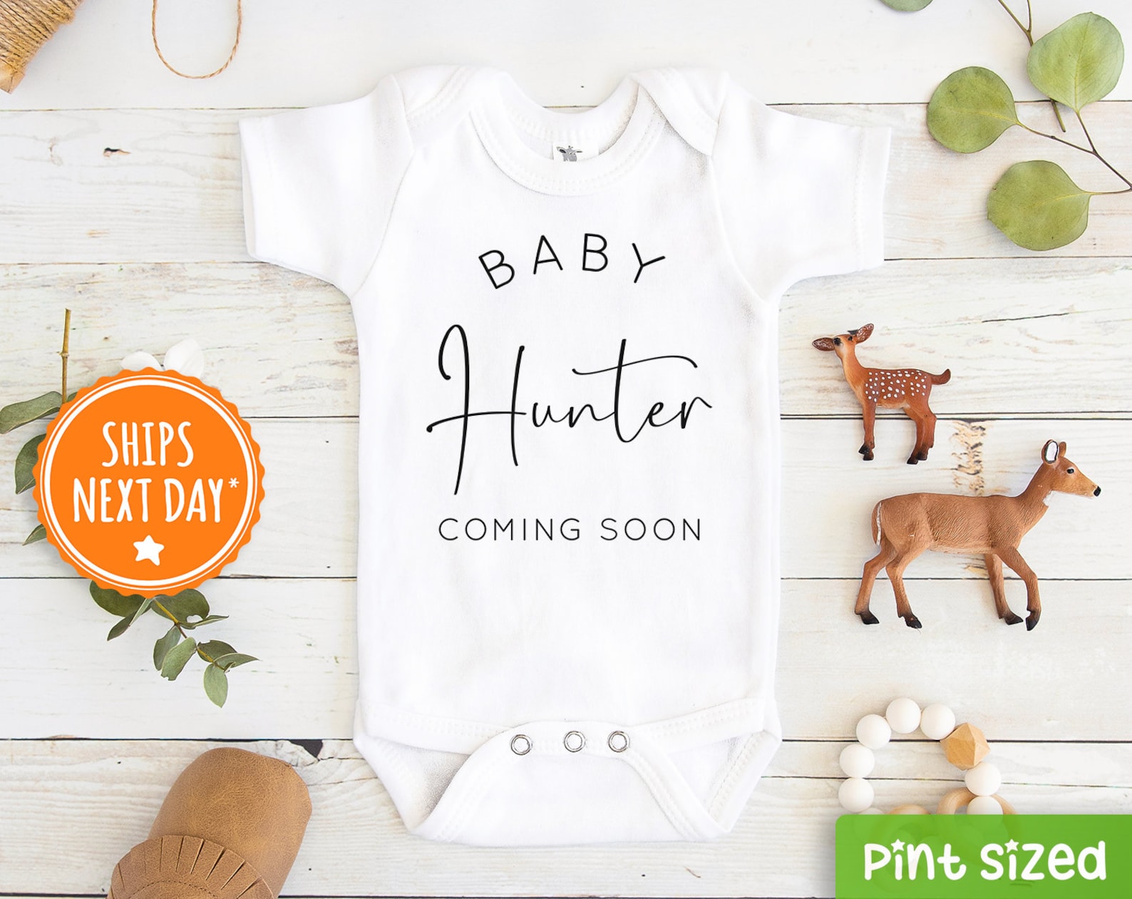 customized pregnancy announcement onesie