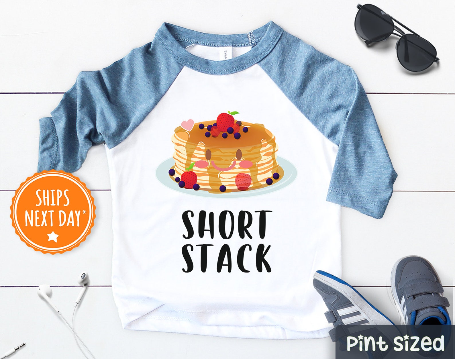 Short Stack Onesie® Pancakes Onesie® Baby Cute Short Stack Etsy