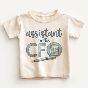 Assistant To The CFO Baby Onesie - Funny Accounting Gift Bodysuit Bild 5