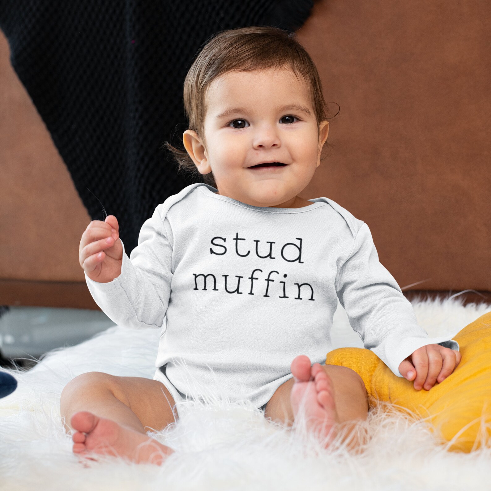 STUD MUFFIN Baby Onesie® Funny baby Onesie® Hipster Baby Etsy