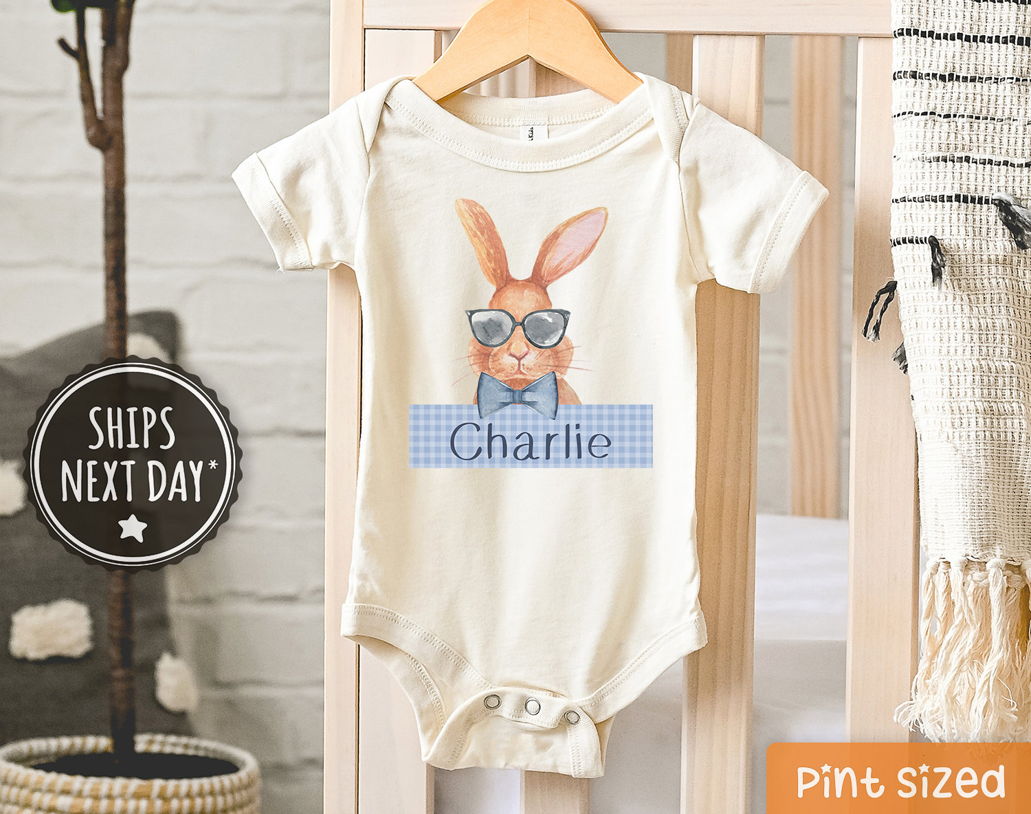 Personalisiertes Namenshasen Kinder Sweatshirt - Peter Rabbit Junge Kleinkind Rundhalsausschnitt - Süßer Osterhasen Pullover