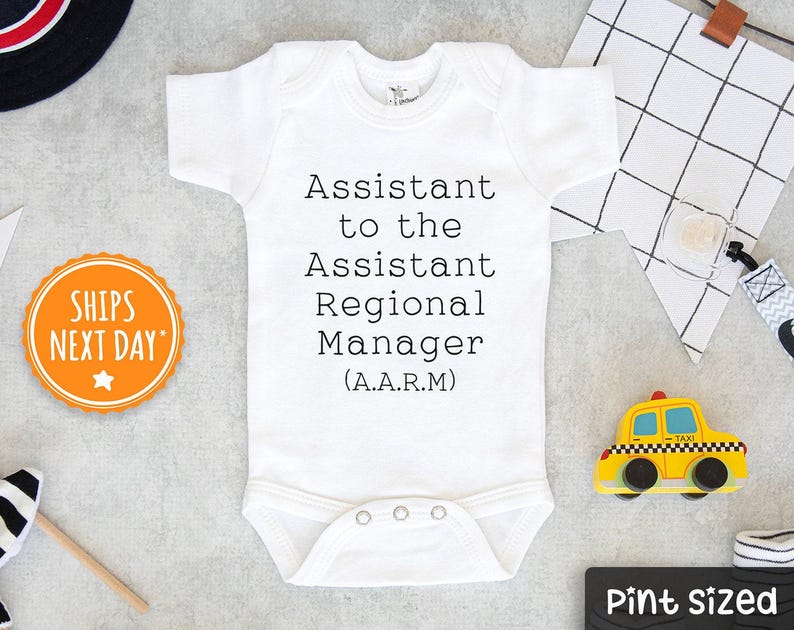 Assistant to the Assistant Regional Manager Onesie® - Funny TV Show Baby Onesie® Bild 1