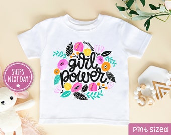 Girl Power Shirt- Girl Power Kids Tee - Cute Feminist Kids Shirt - Girl Power Shirt