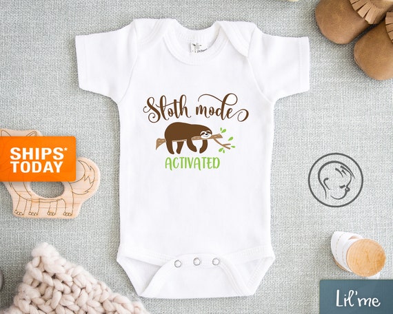cute sloth baby clothes