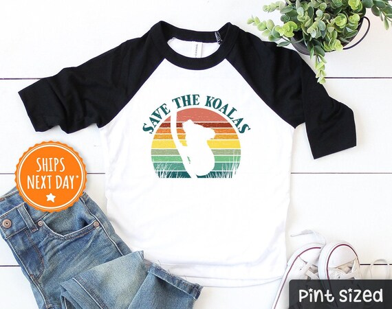 Save The Koalas Toddler Shirt - Toddler Girl Shirt - Toddler Boy Shirt - Koala Toddler Shirt - Koala Themed Toddler Gift