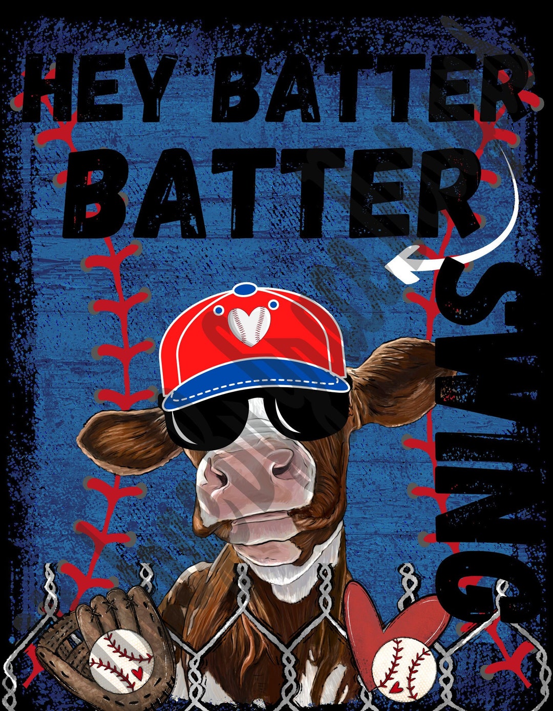 Hey Batter Batter Swing PNG File Etsy