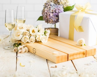 Handmade Cutting Board - Wedding Gift- Homemade Wood Cutting Board - Personalized Cutting Board - Anniversary Gift - Couple Gift- Bridal