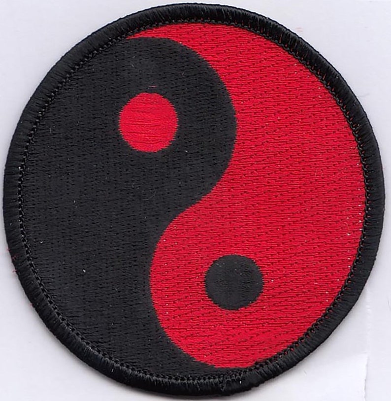 INN-YANG Embroidered Patches 3/" Diameter
