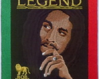 10 peças BOB LEGEND Patches bordados 3,5"x3" ferro de passar ferro de passar