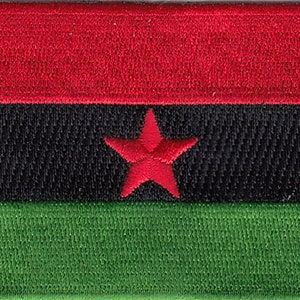 10 Pcs Rasta African Flag Embroidered Patches 3.5&quot;x2.25&quot; iron-on
