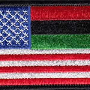 10 Pcs RASTA African American Flag Embroidered Patches 3.5&quot;x2.25&quot;