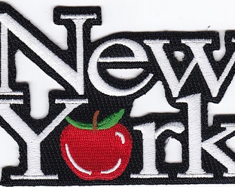 10 Pcs New York / Apple Embroidered Patches 4.3"x2.75" iron-on
