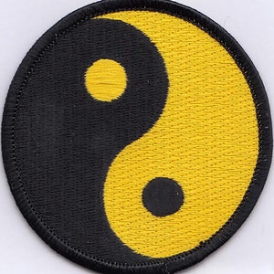 10 Pcs Inn Yang (B/Y) Embroidered Patches 3&quot; Diameter iron-on