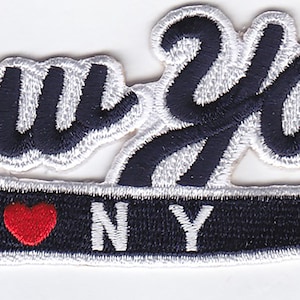 10 Pcs New York /I Love NY Embroidered Patches 2&quot;x5&quot; iron-on