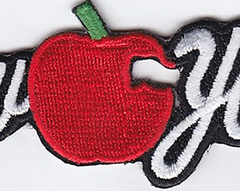 10 Pcs USA New Apple York Embroidered Patches 5"x2" iron-on