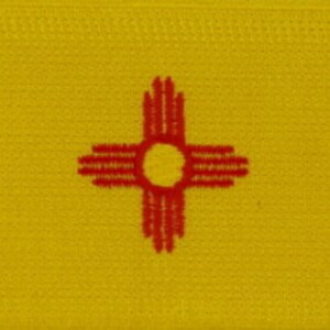 10 Pcs New Mexico USA State Flag Embroidered Patches 3.5&quot;x2.25&quot; iron-on