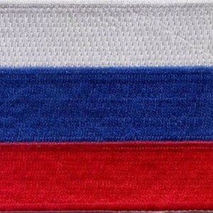 10 Pcs Russia Flag Embroidered Patches 3.5&quot;x2.25&quot; iron-on