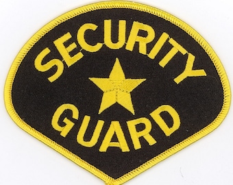 10 Pcs SECURITY GUARD Embroidered Patches 3.45"x4.25" iron-on