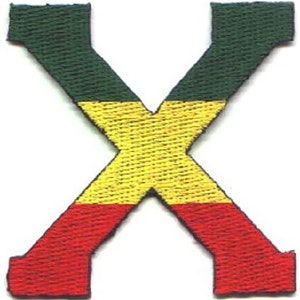 10 Pcs Malcolm X Embroidered Patches 3&quot;x3&quot; iron-on